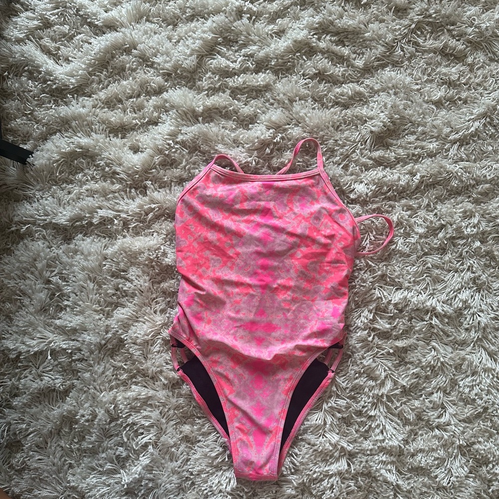 Jolyn Clothing Pink One Piece Swimsuit
